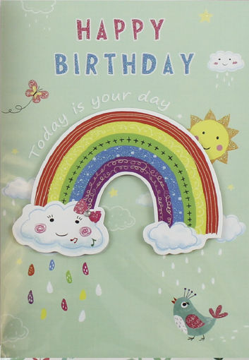 Picture of HAPPY BIRTHDAY CARD RAINBOW